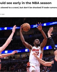 准备开抢！美媒晒5笔潜在交易：勇士3换1补强内线湖人3换1维金斯